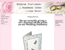 Tablet Screenshot of handmadebylindaknight.com
